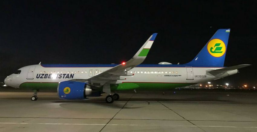 фото самолета Uzbekistan Airways Airbus 320neo